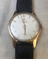 Ancienne Montre A Remontoir Homme Zodiac En Or 18k Tete D’aigle 