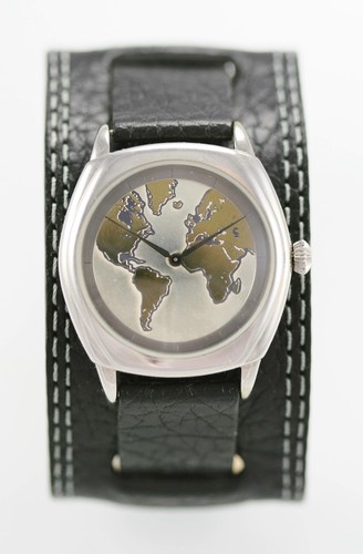 Montre fossil homme globe - montre,