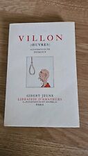 VILLON OEUVRES GIbert jeune