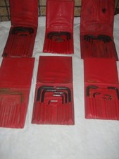 lot   6 pochettes  facom cles allen