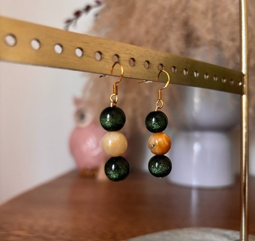 Boucles oreilles pendantes - d'oreilles,