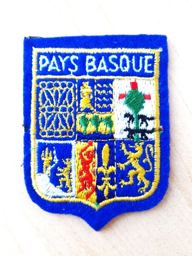 Ecusson patch pays basque - basque, (