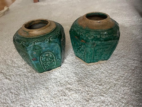 Antique handmade chinese green - chinese,