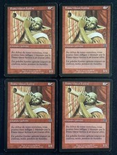 CARTE MAGIC X4 PLAYSET FR EDITION RETRO ROUGE COMMUNE GOBELIN COLLECTION