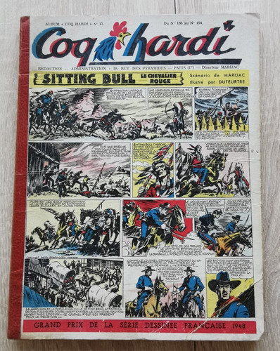 Coq hardi album reliure - coq,