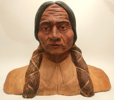 RARE GRANDE STATUE SCULPTURE