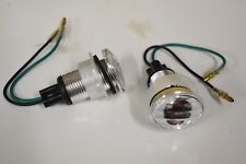  Paire de clignotants Blanc moto de carénage   29 X 37 mm  21W 12V 