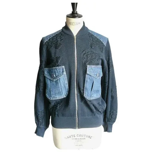 Chanel blouson zippé camelia - chanel,