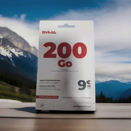 Carte sim prépayée syma - sim,