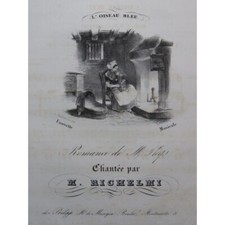 THYS A. L'Oiseau Bleu Chant Piano ca1840