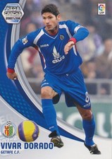 137 VIVAR DORADO # GETAFE CF CARD PANINI MEGA CRACKS LIGA 2008