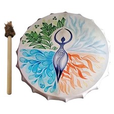 Tambour chamanique fait la - à,