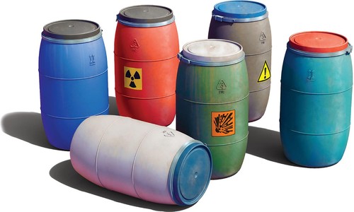 Miniart plastic barrels - -,