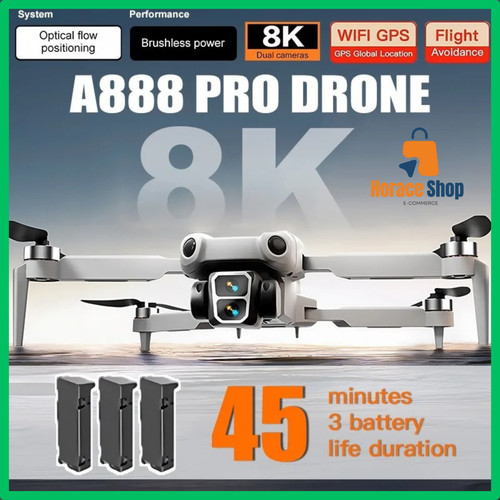 Drone xiaomi a888 pro 8k - 8k, 3