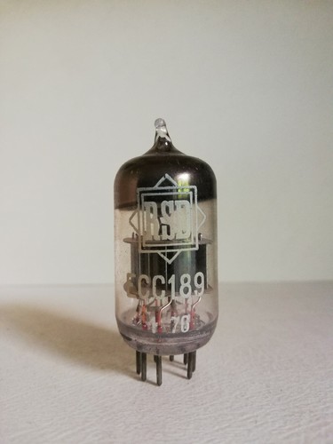 Ecc189 rsd label vacuum tube - label,