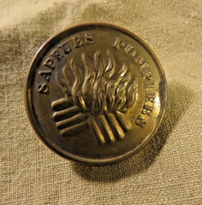 Bouton sapeurs pompiers au bucher ( Louis Philippe)  24mm