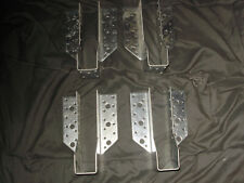 Lot de 4 sabots de charpente a ailes exterieur 80 x 40 x 170 x 2 mm (epaisseur)