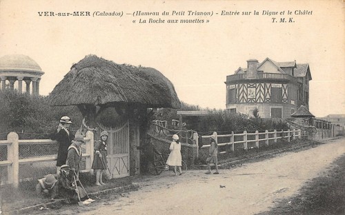 Cpa ver sur mer - mer, entree