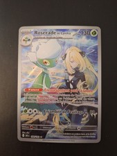 Carte Pokémon - Roserade De Cynthia AR - 184/182 - EV10