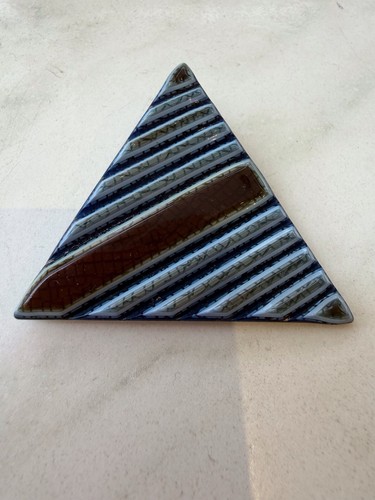 Broche géométrique bleu - broche,
