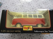 volkswagen van samba "spécial edition" 1/25 métal MAISTO VINTAGE