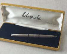 Ancien stylo bille, en argent massif, Vaguely, vintage