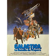 BATTLESTAR GALACTICA French Movie Poster  - 15x21 in. - 1978 - Glen A. Larson, D