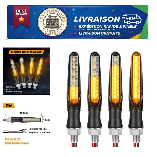 Uraqt clignotants moto led - moto,