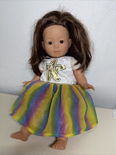 2011 Corolle Doll Brown Blue