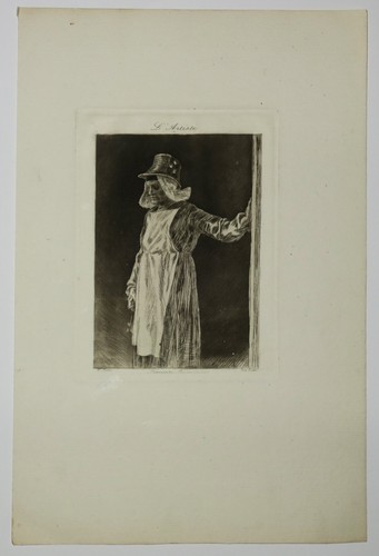 Rops félicien servante - félicien, "servante