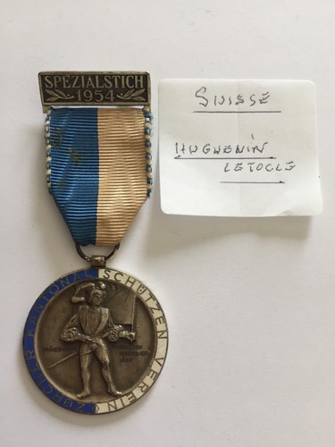 Médaille suisse huguenin - médaille,