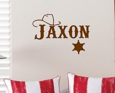 Boys Vinyl Wall Decal-Cowboy