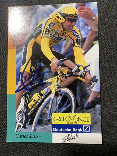 Carte postale cyclisme carlos - postale,