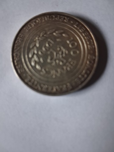 Pièce argent 100 - , f