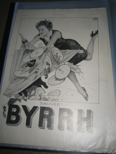 Publicité ancienne byrrh - publicité,