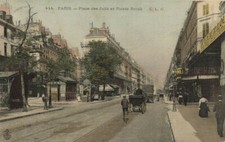 PC JUDAICA, PARIS, PLACE DES JUIFS, PONTE RIVOLI, Vintage Postcard (b40165)