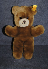 Doudou Ours Brun STEIFF KNOPF Marron Peluche 25 cm Teddy Bear Bär Teddybär TTBE