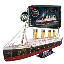 Puzzle 3D Maquette Titanic LED