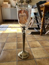 vase bougeoire mucha sur pied 