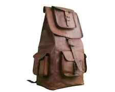 Sac à dos en cuir vintage