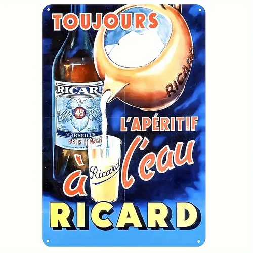 Plaque metal vintage 30x20 - plaque,