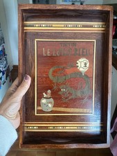 Rare Plateau en Marqueterie -