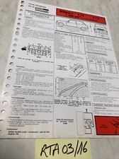 Fiche technique automobile Renault 5 R5 TS TX R1229 1400cc édition 82 R5TS R5TX