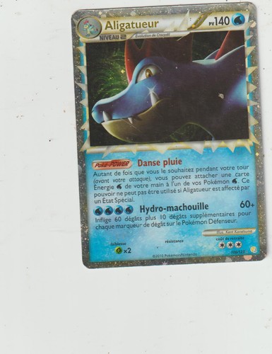 Carte pokemon aligatueur - carte,