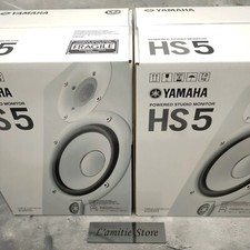Paire de haut-parleurs de moniteur de studio alimentés YAMAHA HS5W équipement...