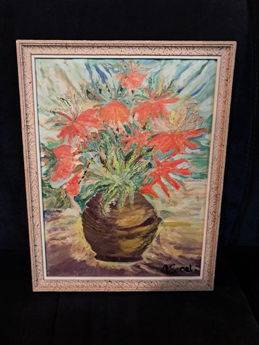 Tableau ancien huile - tableau, à