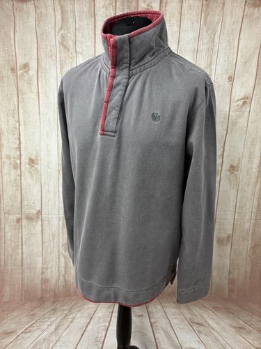 Fat face grey red jumper - grey, size