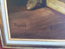Tableau ancien peinture huile - peinture,
