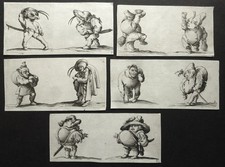 10 eaux-fortes. Copies anciennes d’après JACQUES CALLOT