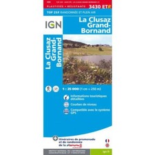 Carte randonnée IGN 3430 ETR